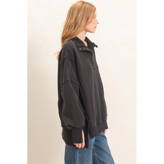Black Creek Contrast Pullover