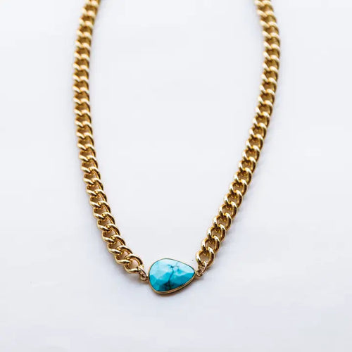 The Turquoise Cuban Necklace