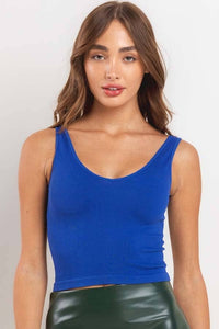 Lula Jo Seamless Round Neck Top