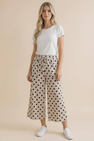 Moonstone Dot Wide Pants