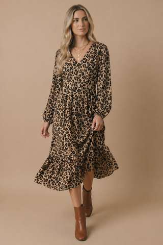 The Carlee leopard Dress