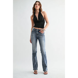 Lillian Glacial Ice Bootcut Jeans
