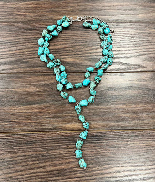 Turquoise Rock Necklace