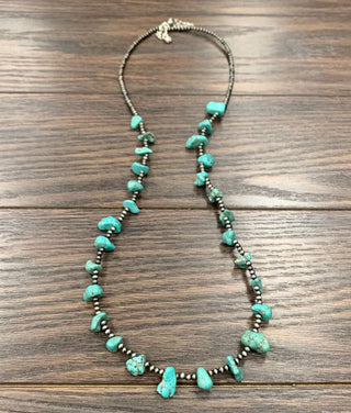 Faux Turquoise Necklace