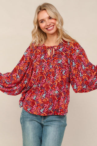 Twilight Grace Ribbon Peasant Blouse