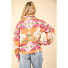 Load image into Gallery viewer, Hadley Aztec Henley Pullover Top