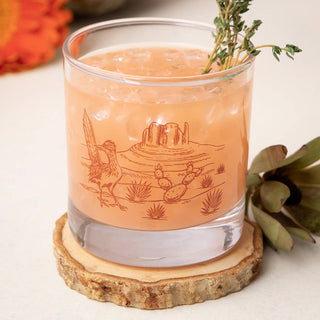 Desert Rocks Whiskey Glass
