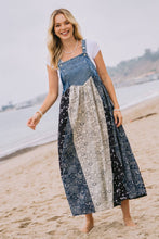 Load image into Gallery viewer, Washed Denim Top Overall Dress