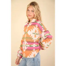 Load image into Gallery viewer, Hadley Aztec Henley Pullover Top