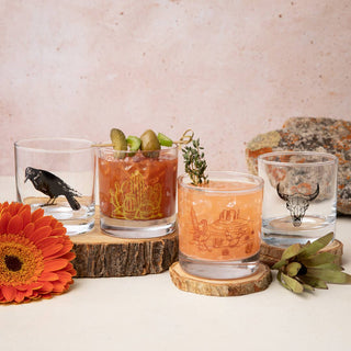 Desert Rocks Whiskey Glass