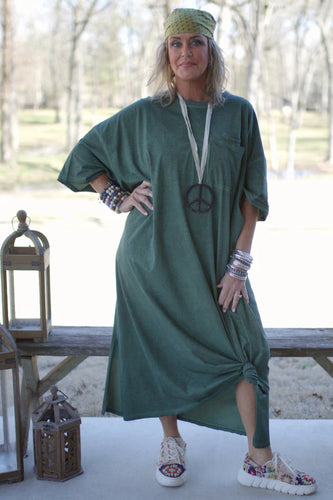 Cute Comfort Dress - Emerald by Jaded Gypsy