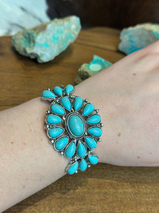 Calla Turquoise Trail Cuff