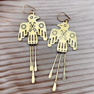 Thunder Bird tassel Earring