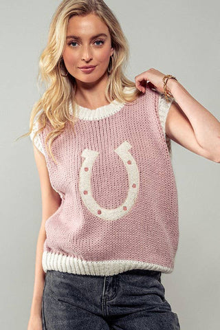 Andrea Sweater Pink Vest