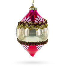 Load image into Gallery viewer, Retro Reflection Pink Glass Ornament