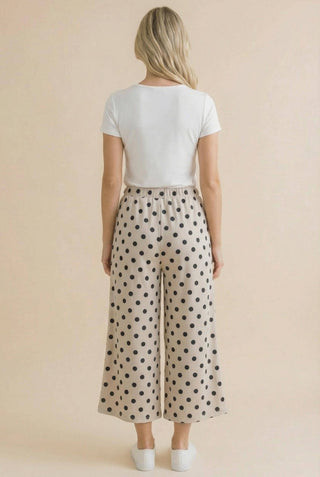 Moonstone Dot Wide Pants