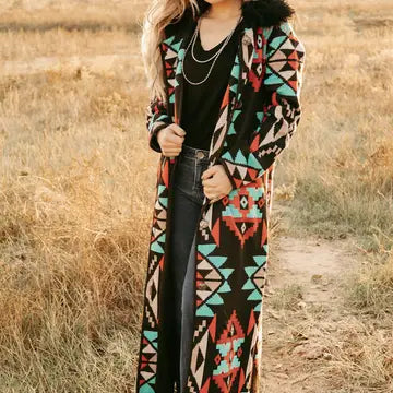 Azteca Knit Duster