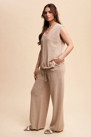 Natural Knit Lounge Set