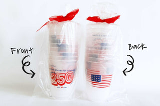 July 4th 250th Patriotic Frost Cups