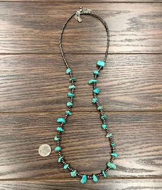 Faux Turquoise Necklace