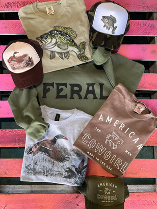 Retro Duck Scene Sweatshirt