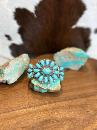 Calla Turquoise Trail Cuff