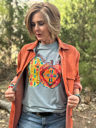 Blessings Upon Blessings Painted Pumpkin Tee