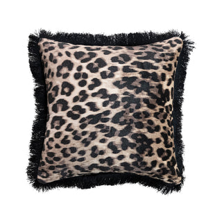 Desert Bloom Velvet Fringe Pillow