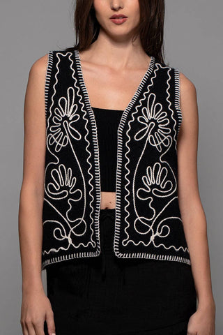 Savannah Embroidered Vest