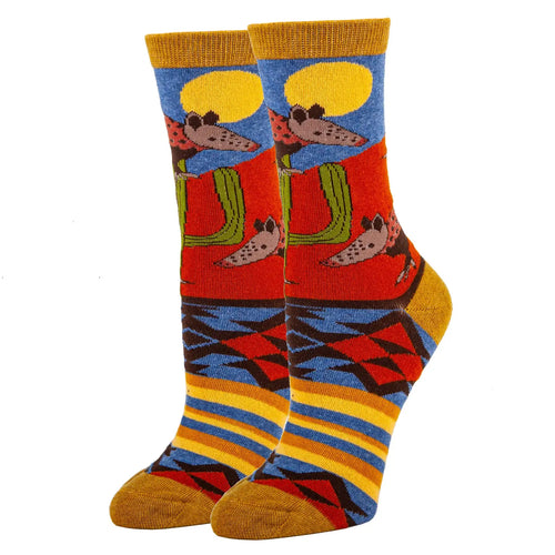 Armadillo Rodeo Women's Crew Socks