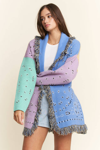 Paisley Tapestry Cardigan