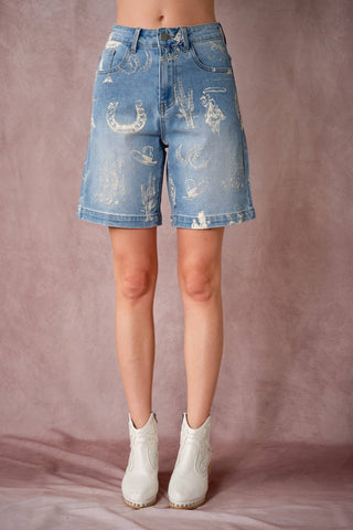 Lets Rodeo Bermuda Shorts