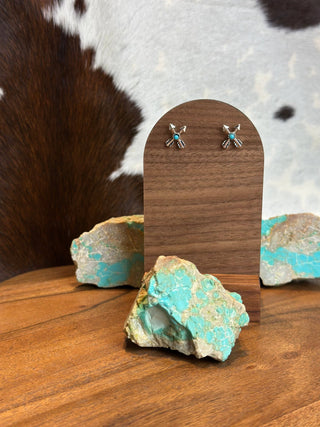 Arrow Turquoise Stud Earrings