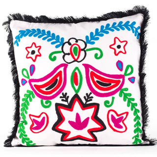 Boho Fringe Statement Pillow