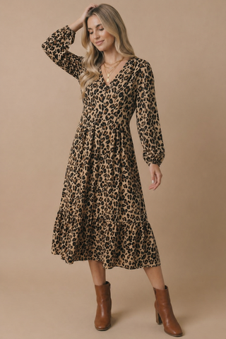 The Carlee leopard Dress