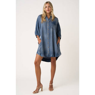Free Spirit  Chambray Denim Dress