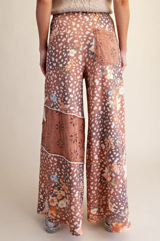 Bambi in the Pines Wide-Leg Pants - by Easel