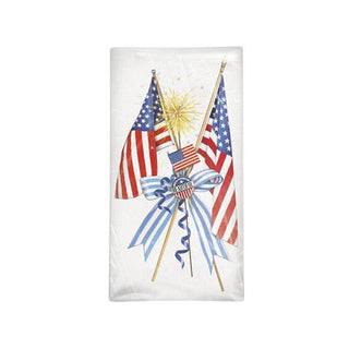 Flag Ribbon Bagged Towel