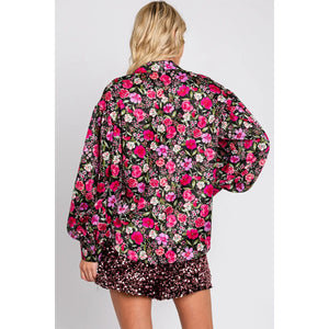 Andi Floral Button Up Blouse