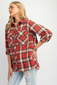 Nevada Button Down Top by Easel