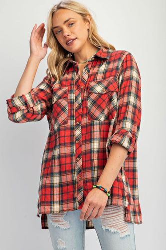 Nevada Button Down Top by Easel