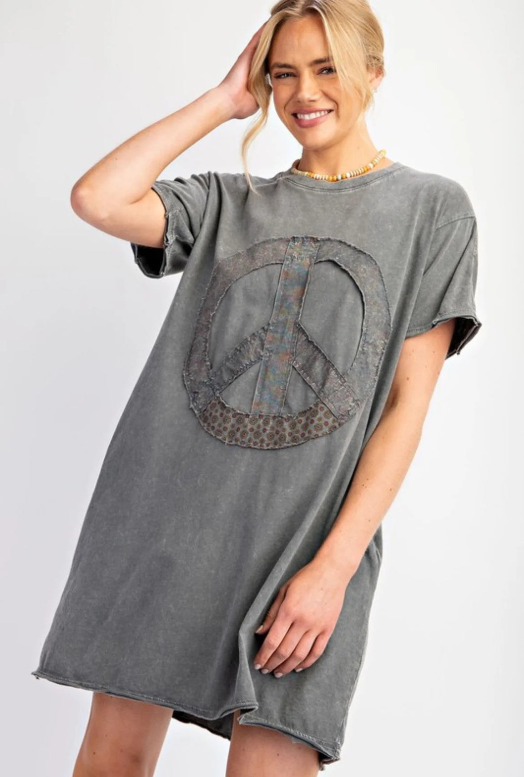 Mineral Black Peace Dress