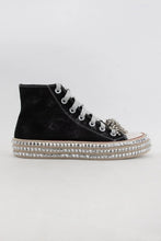 Load image into Gallery viewer, Bedazzeled Decor Rockstud Platform High Top Sneakers