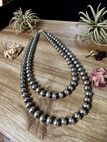 Sterling Silver Pearls Necklace