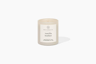 Vanilla Leather - 8oz. Candle
