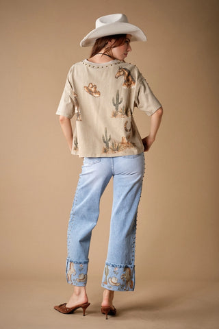 Studded On Em Graphic Tee