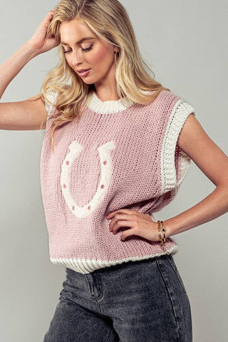 Andrea Sweater Pink Vest