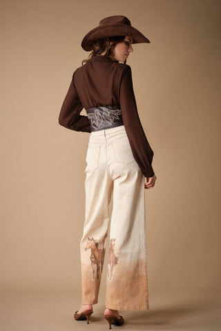 Wild Horse Wide Leg Jeans