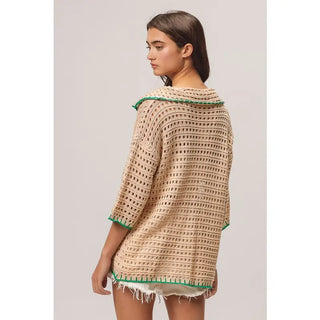 Cactus Dreams Stitched Cardigan