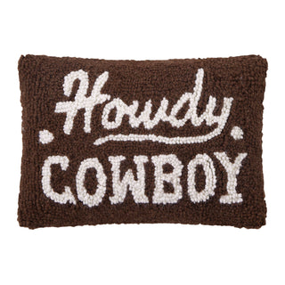 Peking Handicraft Howdy Cowboy Hook  Pillow
